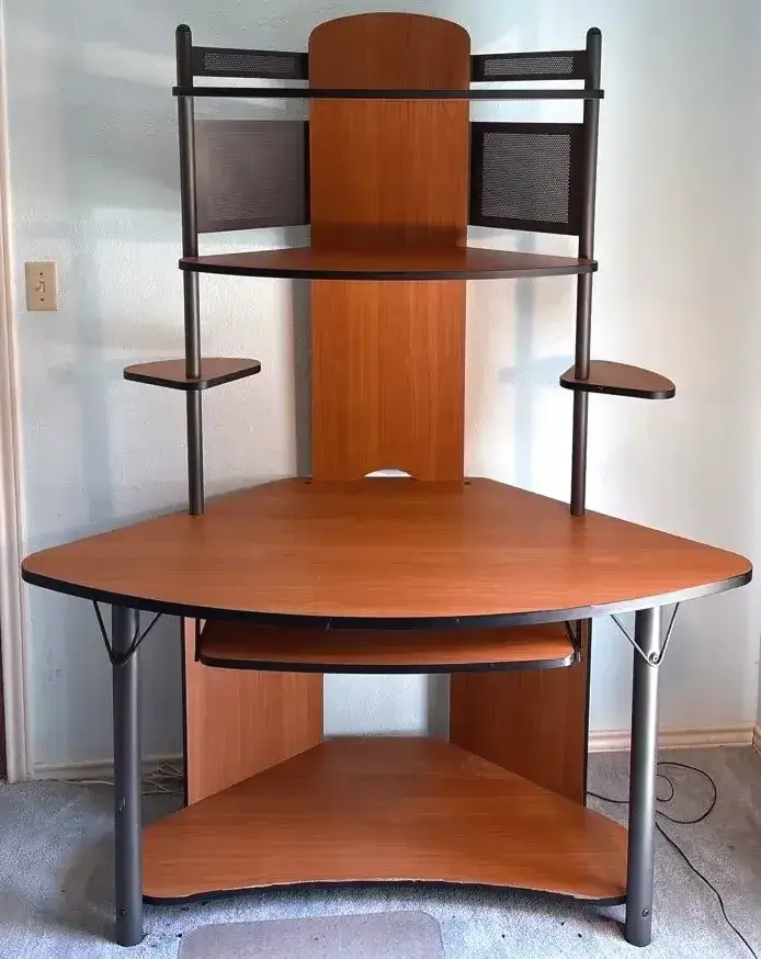 Office Desk And Mystery Office Supplies 