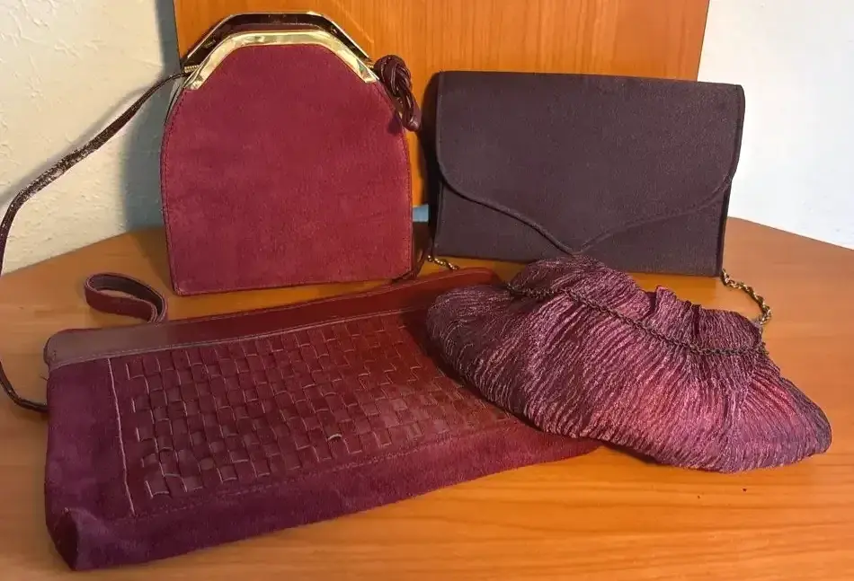 Red And Purple Purse Assortment 