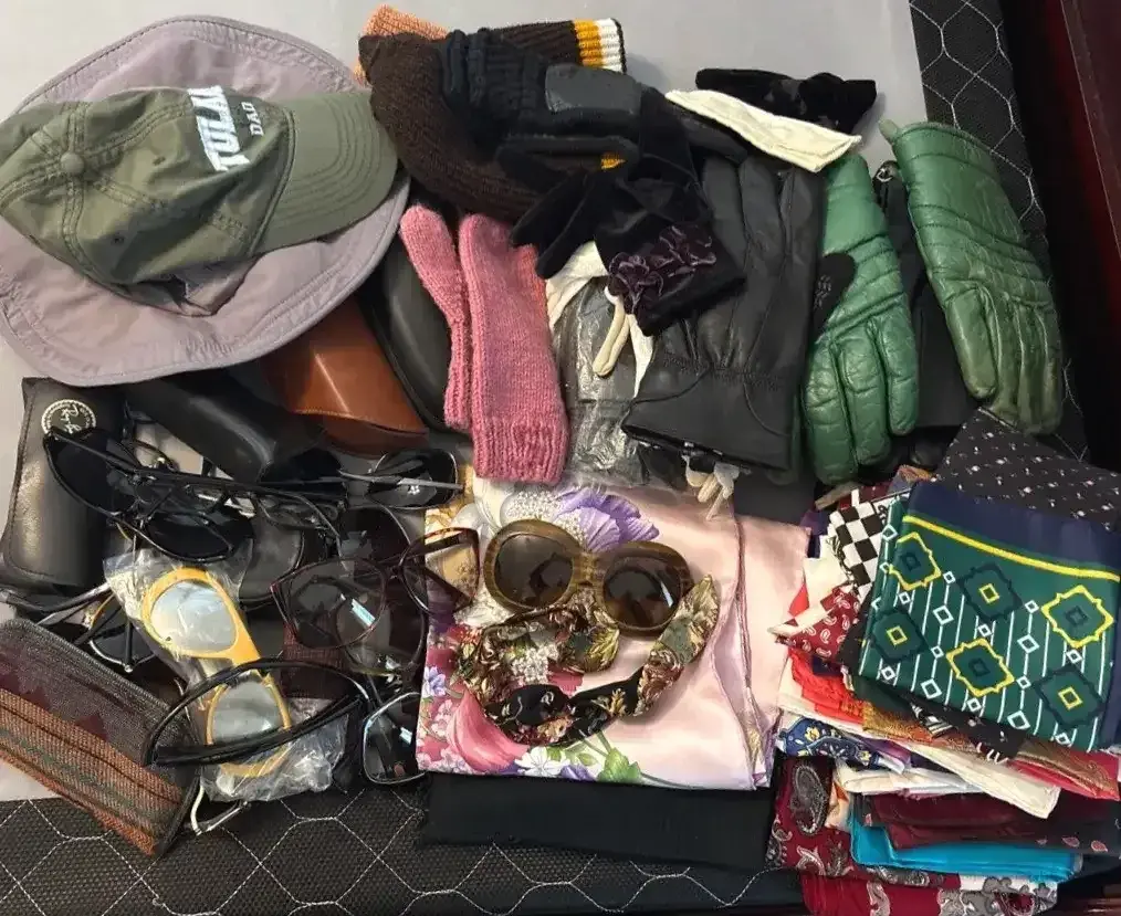 Accessory Mystery Lot: Scarves Hats Glasses Gloves And More 