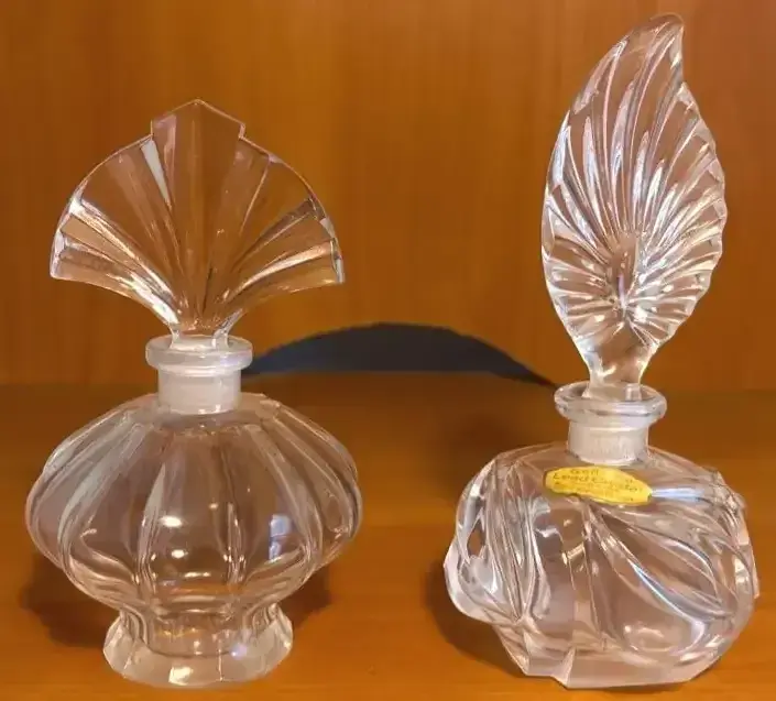 Genuine Lead Crystal Perfume Bottle Made In Germany And Crystal Perfume Bottle