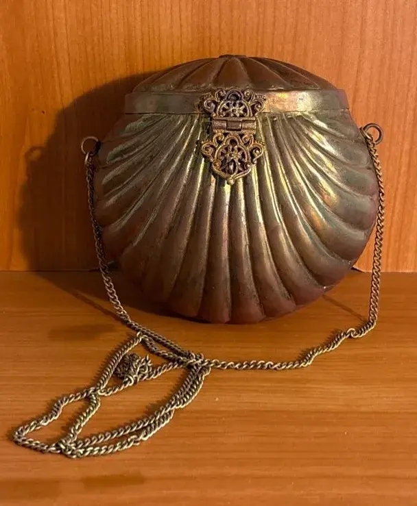 Vintage Brass Purse 
