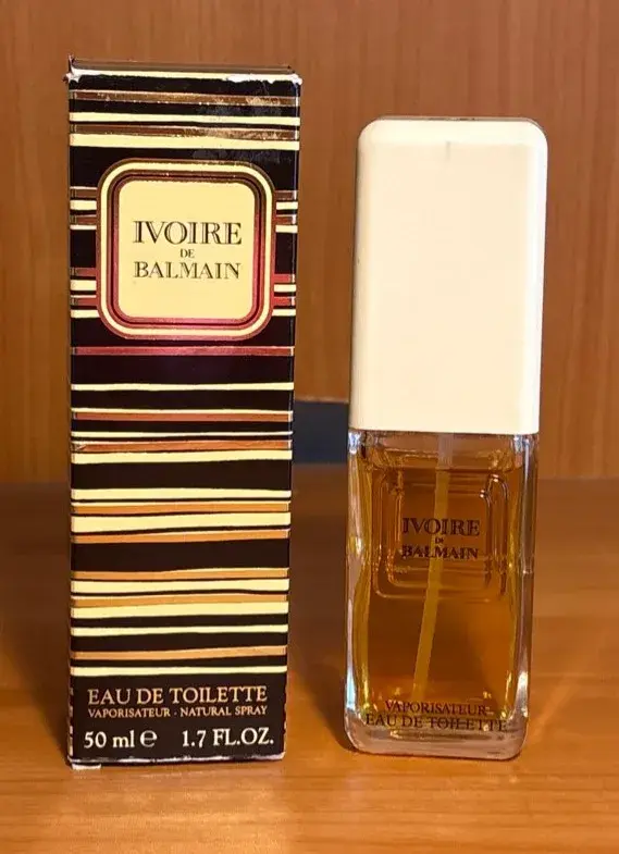 Vintage Ivoire De Balmain 50 Ml Eau De Toilette With Original Box