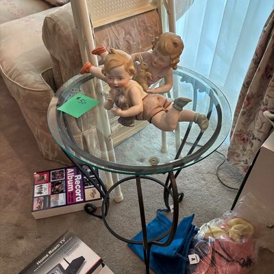 Antique children ceramic figures 
