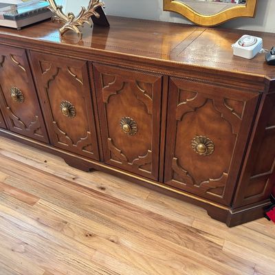 Mcm triple dresser Drexel heritage furniture 