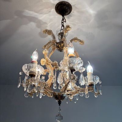 Schonbek crystal chandelier 