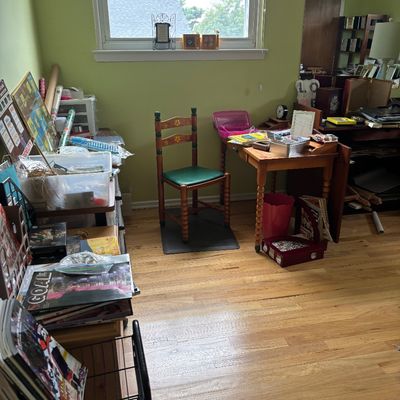 Antique Amish children’s desk and chair 