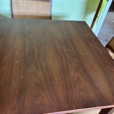 Hibitren mcm table walnut wood