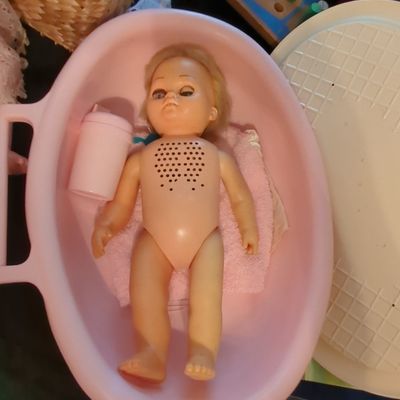 Sale Photo Thumbnail #259: Topsy Turvy Doll and Tub Set