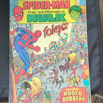 Sale Photo Thumbnail #253: Spider-Man and the Incredible Hulk: The Great Rodeo Robbery (Foley's Promotional Comic)