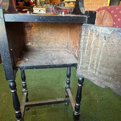 Sale Photo Thumbnail #244: Vintage Smoking Stand with Cabinet