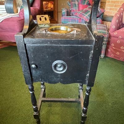 Sale Photo Thumbnail #243: Vintage Smoking Stand with Cabinet