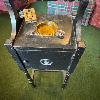 Sale Photo Thumbnail #242: Vintage Smoking Stand with Cabinet