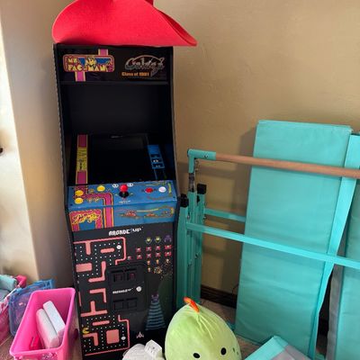 Arcade1Up Class of '81 Ms. Pac-Man/Galaga Deluxe Arcade Machine
