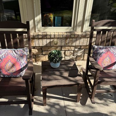 Beautiful outdoor sitting set 