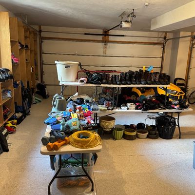 Now the garage 