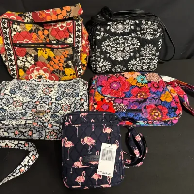 LCJ086 - Vera Bradley Quilted Floral/Crossbody And Shoulders Bags