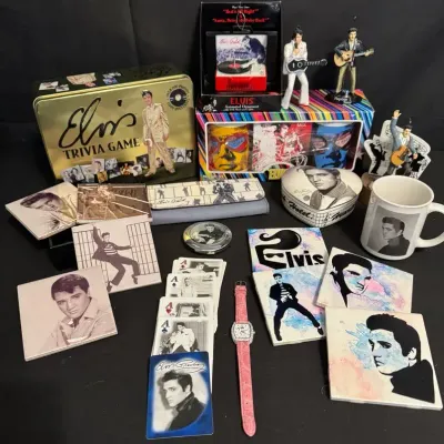 LCJ063 - Elvis Presley Memorabilia And Collectibles