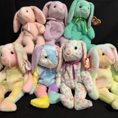 LCJ070 - TY Beanie Baby Bunnies: Including Hippity/Hoppity/Floppity