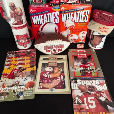 LCJ048 - Nebraska Cornhuskers Championship Memorabilia