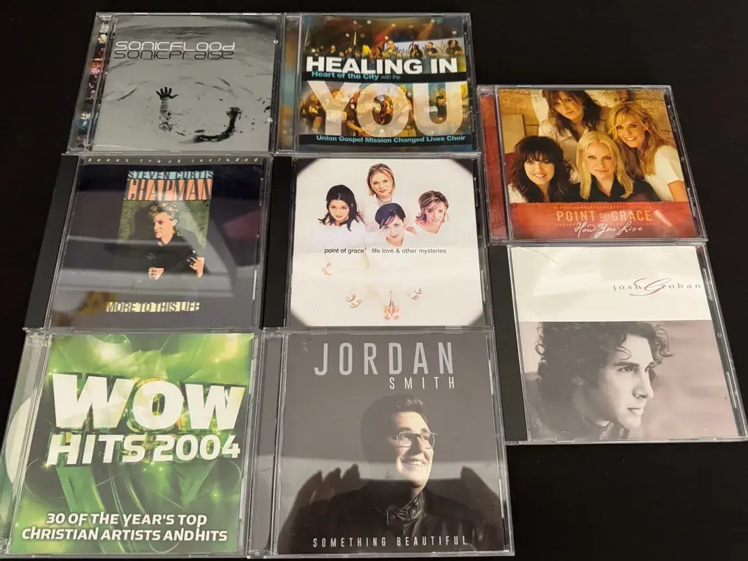 LCJ014 - Christian/Inspirational Music Cds: Wow/Point Of Grace/Josh Groban And Moore