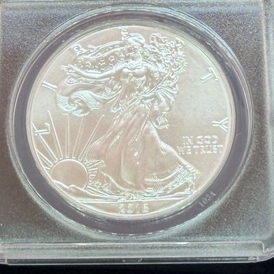 ANACS - MS70 Silver Eagle First Day of Issue