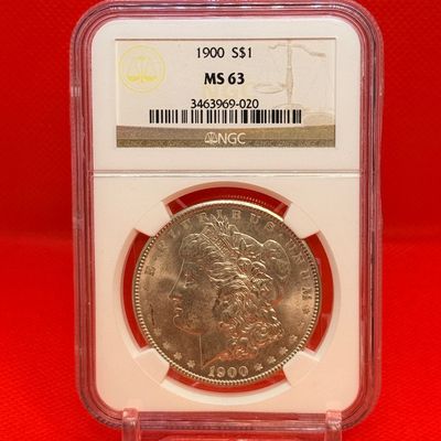 1900 Morgan Silver Dollar - NGC MS 63