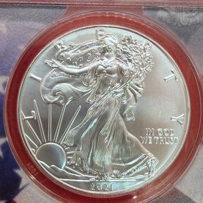 Lot of (3) Three 2021 ANACS MS70 Silver Eagle Type I First Strike Coins