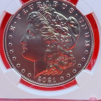 2021 'CC' Morgan $1 Carson City Privy Mark First Day of Issue MS 70