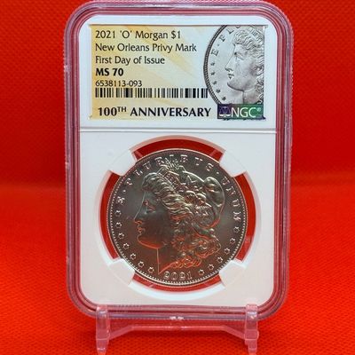 2021 'O' Morgan $1 New Orleans Privy Mark First Day of Issue