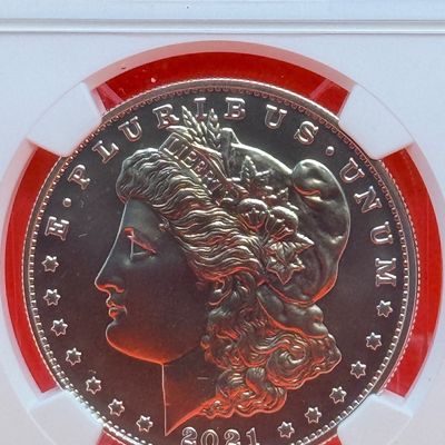 2021 S Morgan $1 First Day of Issue MS 70