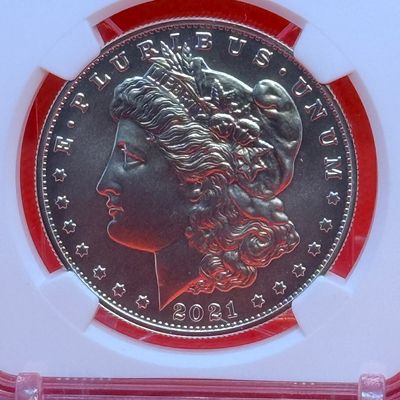2021 'CC' Morgan $1 Carson City Privy Mark First Day of Issue MS 70