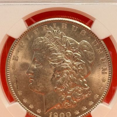 1900 Morgan Silver Dollar - NGC MS 63