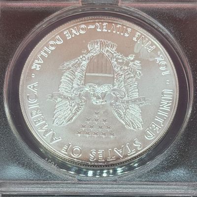 2016 ANACS MS70 Silver Eagle First Day of Issue Coin