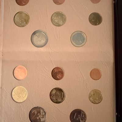 European Union Euro Coinage Book - Complete