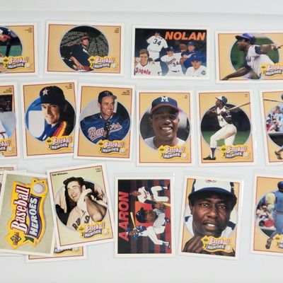 Lot of (20) Upper Deck Baseball Heroes Inserts