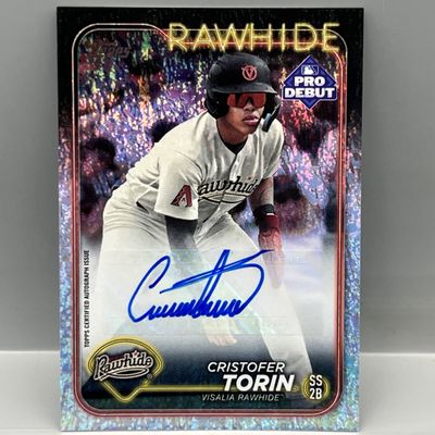 2024 Topps Pro Debut Cristofer Torin Prospect/RC Auto #/199
