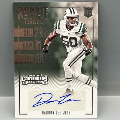2016 Panini Contenders Darron Lee RC Auto