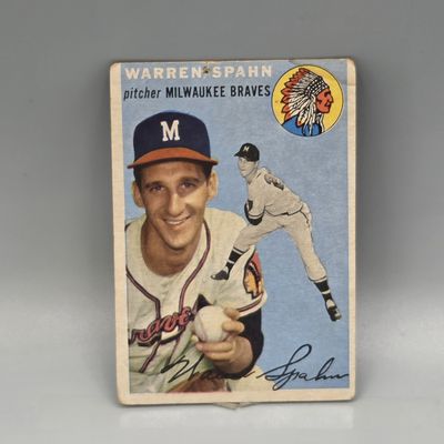 1954 Topps Warren Spahn #20 HOF