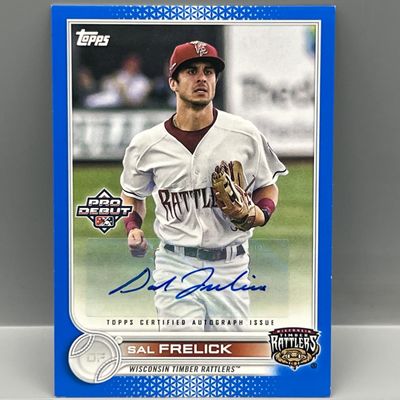 2022 Topps Pro Debut Sal Frelick Blue Prospect/RC Auto #/150