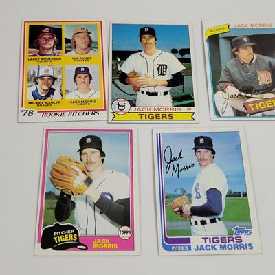 Jack Morris 5 Card Lot