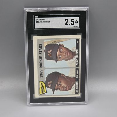 1965 Topps Joe Morgan #16 SGC 2.5 Rookie HOF