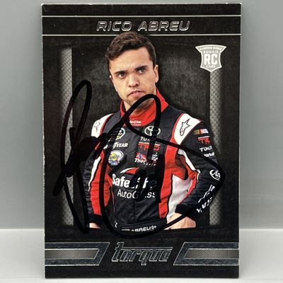 2016 Panini Torque Racing Rico Abreu RC In Person Auto - No COA