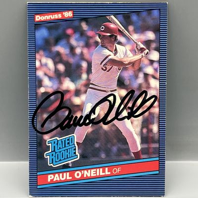 1986 Donruss Paul O'Neill In Person RC Auto - No COA