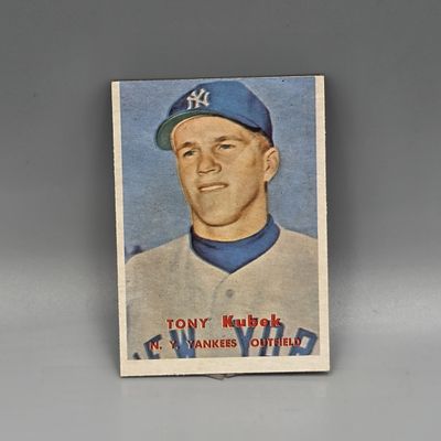 1957 Topps Tony Kubek #312 Rookie High Number
