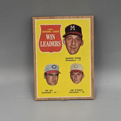 1962 Topps Win Leaders #58 HOF - Sharp
