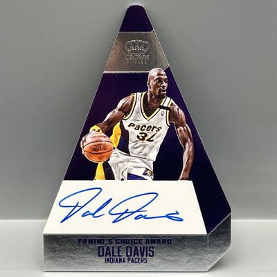 2013-14 Panini Preferred Crown Royale Dale Davis Purple Die Cut Auto #/25