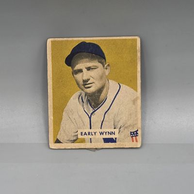 1949 Bowman Early Wynn #110 Rookie HOF