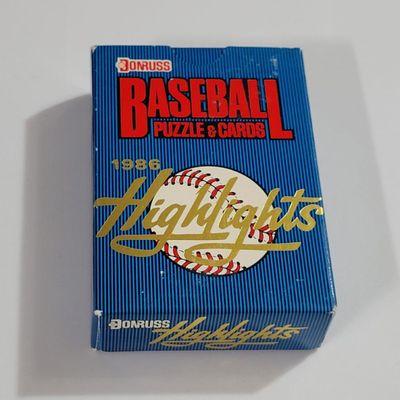 Factory Sealed 1986 Donruss "The Highlights" Set