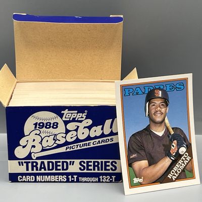 1988 Topps Traded Baseball Complete Set W/ Roberto Alomar RC