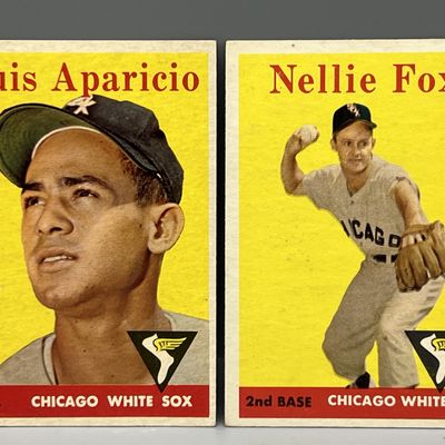 1958 Topps Luis Aparicio #85 & Nellie Fox #400
